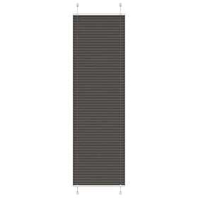 vidaXL Plisserad persienn svart 60x200cm tyg bredd 59,4cm polyester