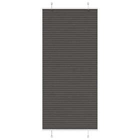 vidaXL Plisserad persienn svart 90x200 cm tyg bredd 89,4 cm polyester