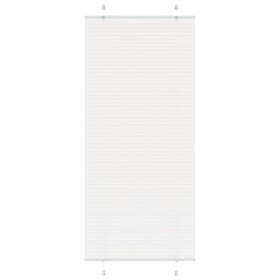 vidaXL Plisserad persienn vit 100x200 cm tyg bredd 99,4 cm polyester