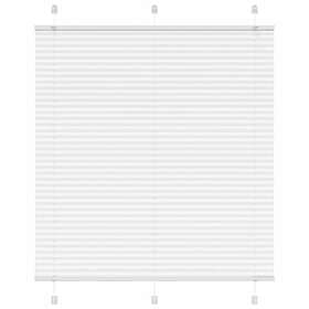vidaXL Plisserad persienn vit 115x150 cm tyg bredd 114,4cm polyester