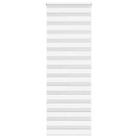 vidaXL Rullgardin zebra vit 70x200 cm tyg bredd 65,9 cm polyester