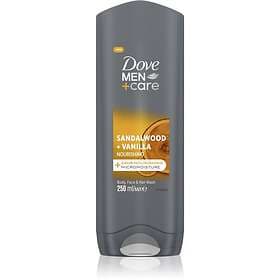 Dove Men+Care Sandalwood + Vanilla Nourishing Body Face & Hair Wash 250ml