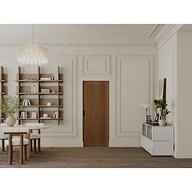 Vente Unique SANDORA Sliding Door MDF Dark Natural Wood H205 x L93 cm