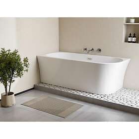 Vente Unique Ponticola Corner Bathtub Acrylic Left Angle 170x75x59cm
