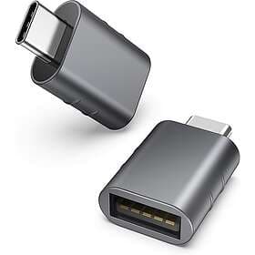 INF USB 3.2 to USB-C OTG Adapter 10 Gbps Grey