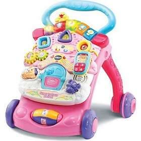 Vtech Trehjuling Super Trotteur Parlant 2 En 1 Rose Rosa