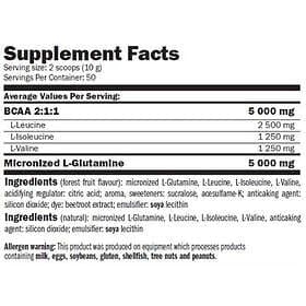 Amix Gutamine/bcaa 300g Pulver Apelsin