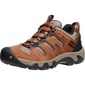 Keen Men's Headout Waterproof Hiking Shoes Bison/Fossil Orange