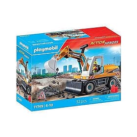 Playmobil Action Heroes Large Excavator 71749