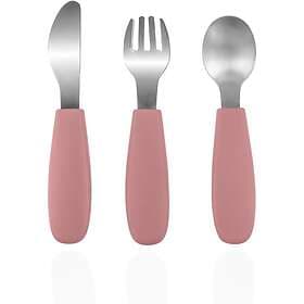 Zopa Silicone Children's Cutlery bestick för barn 6 m+ 3 st.