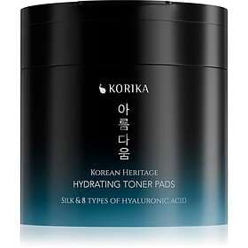 KORIKA Korean Heritage Silk & 8 Types of Hyaluronic Acid Hydrating Toner Pads 70