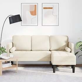 vidaXL 3-sits L-formad soffa Linne 160 cm 42001924