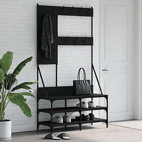 vidaXL Coat Rack with Shoe Storage 100x40x184 cm