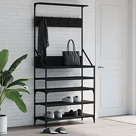 vidaXL Coat Rack with Shoe Storage 90x34x184 cm