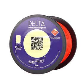 Delta Teflon X8 Braid Red 0,269mm/35 LBS 150m