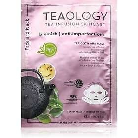 Teaology Tea Glow Blemish AHA Purifying Mask refreshing and purifying sheet mask