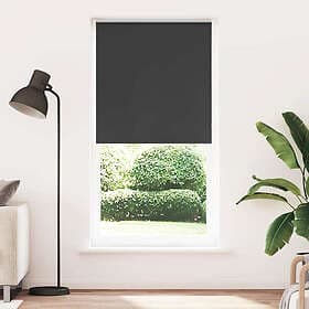vidaXL Rullegardin lystette 90x210 cm stoff bredde 85,7 cm polyester 4010918