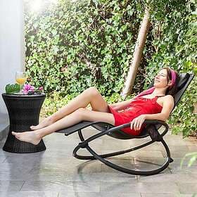 InnovaGoods Rockorb Folding Orbital Sunlounger
