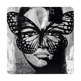Carolina Gynning Golden Butterfly Glasunderlägg 9x9cm