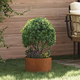 vidaXL Corten Stål Planterare Corten stål Corten Stål Medium Hållbar