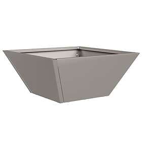 vidaXL Metal Planter Weather-resistant steel 35 x 35 x 15 cm Durable