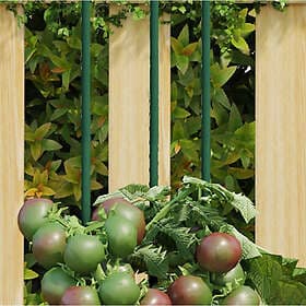 vidaXL Växtstöd 30 st grön 115 cm stål