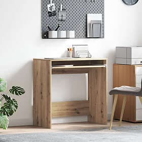 vidaXL Datorbord Artisan Ek Konstruerat Trä Standard Enkel Datorbord