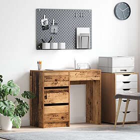 vidaXL gammalt trä skrivbord Gammalt trä Konstruerat trä Medium