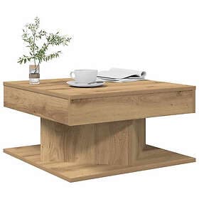 vidaXL Soffbord artisan ek 55x55x30 cm konstruerat trä