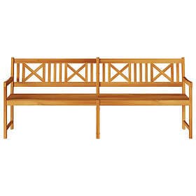 vidaXL Garden Bench 220x56x90 cm Solid Wood Acacia Wood