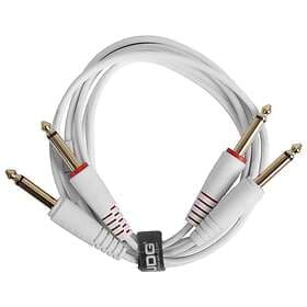 UDG Double 6,3mm-6,3mm White 1,5m