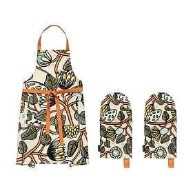 Marimekko Tiara 3 Piece Kitchen Textile Set Apron