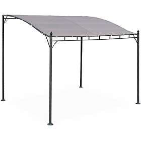 Pergola 3x2.5m Brestum toile taupe murale