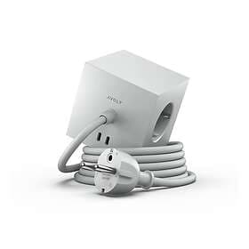 Avolt Square 1 Grenuttag Dual & USB-C Gotland 30W Grey 3m