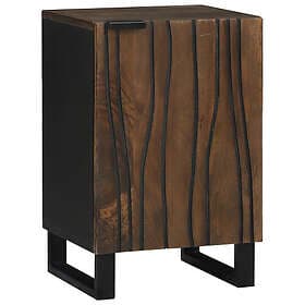 vidaXL Badrumsskåp 38x33.5x58 cm Massivt Trä Mango