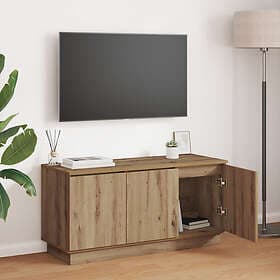 vidaXL TV-skåp Artisan ek 100x38x49 cm Konstruerat trä