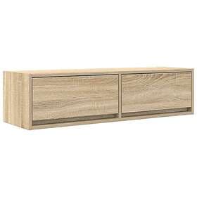 vidaXL TV-bänk sonoma-ek 100x31x25,5 cm konstruerat trä