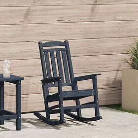 vidaXL Gungstol Marinblå 70x92x108 cm HDPE 42006614