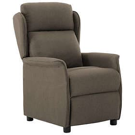 vidaXL Recliner Stol Taupe Tyg 340160