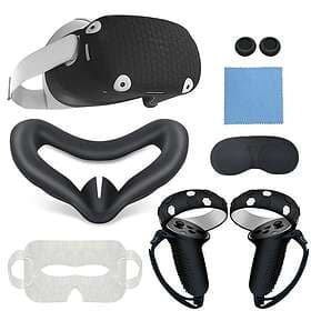INF Oculus Quest 2 and Meta Quest 2 Accessories and Protection Black