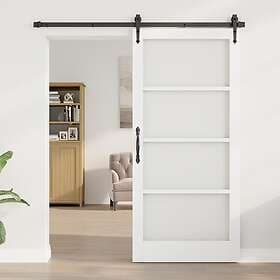 vidaXL Inomhusdörr med glas "ORKDAL" Vit 93x202x4 cm
