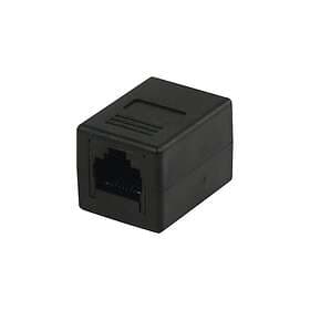 Nedis Nätverkskoppling CAT5e CAT6 Oskyddad RJ45 Hona RJ45 Hona Rak ABS Låda