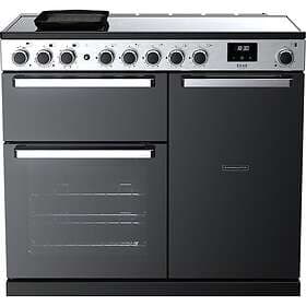 Rangemaster Edge Deluxe EDDL100EIGBLK/CM1 100cm Chrome Black 15812