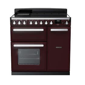 Rangemaster Estel Deluxe ESDL90EIPBOR/CM1 90cm Bordeaux Chrome