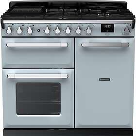 Rangemaster Estel Deluxe ESDL100DFPMSB/CM1 100cm Misty Blue Chrome