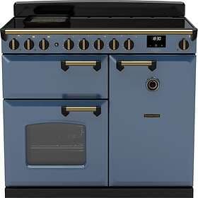 Rangemaster Classic Deluxe Stone Blue Antique Brass