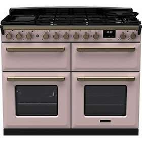 Rangemaster Estel Deluxe ESDLB110DFPPPK/AB1 110cm Pale Pink Antique Brass