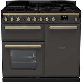 Rangemaster Estel Deluxe ESDL100DFPSLT/AB1 100cm Slate Antique Brass
