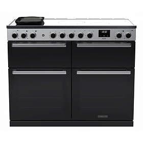 Rangemaster Edge Deluxe EDDLB110EIGBLK/CM1 110cm Black Glass Chrome