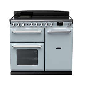 Rangemaster Estel Deluxe ESDL100EIPMSB/CM1 100cm Misty Blue Chrome